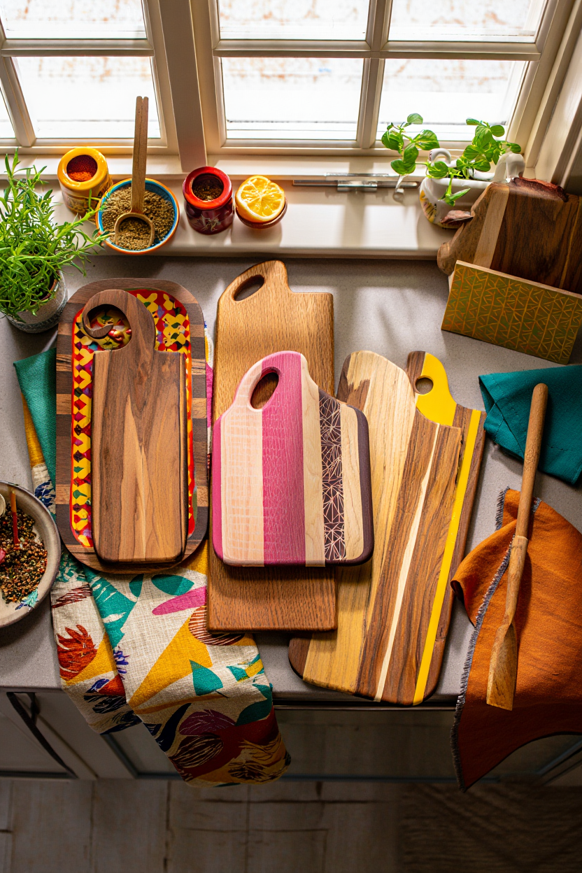 5 Patterned Cutting Boards That Look Like Gallery Art on Your Kitchen Wall