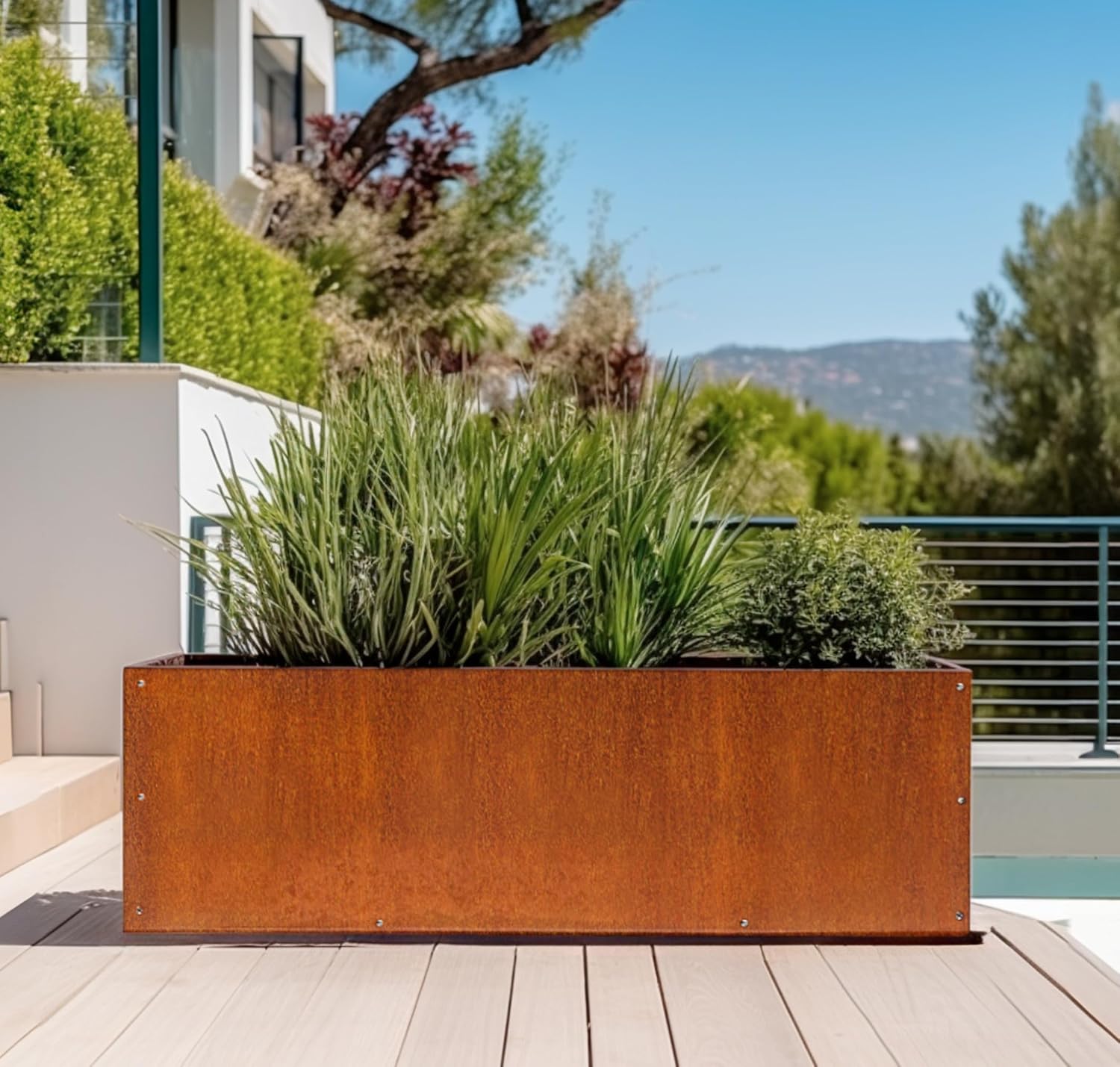 5 Raw Metal Planters That Turn Patios Into Urban Garden Retreats ($13–$35)
