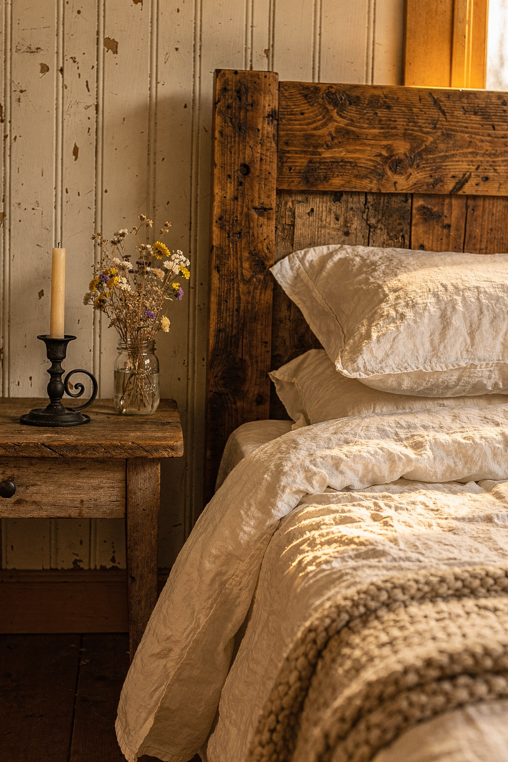 5 Rustic Headboards Under $30 That Make Your Bedroom Feel Like a Charming Country Inn