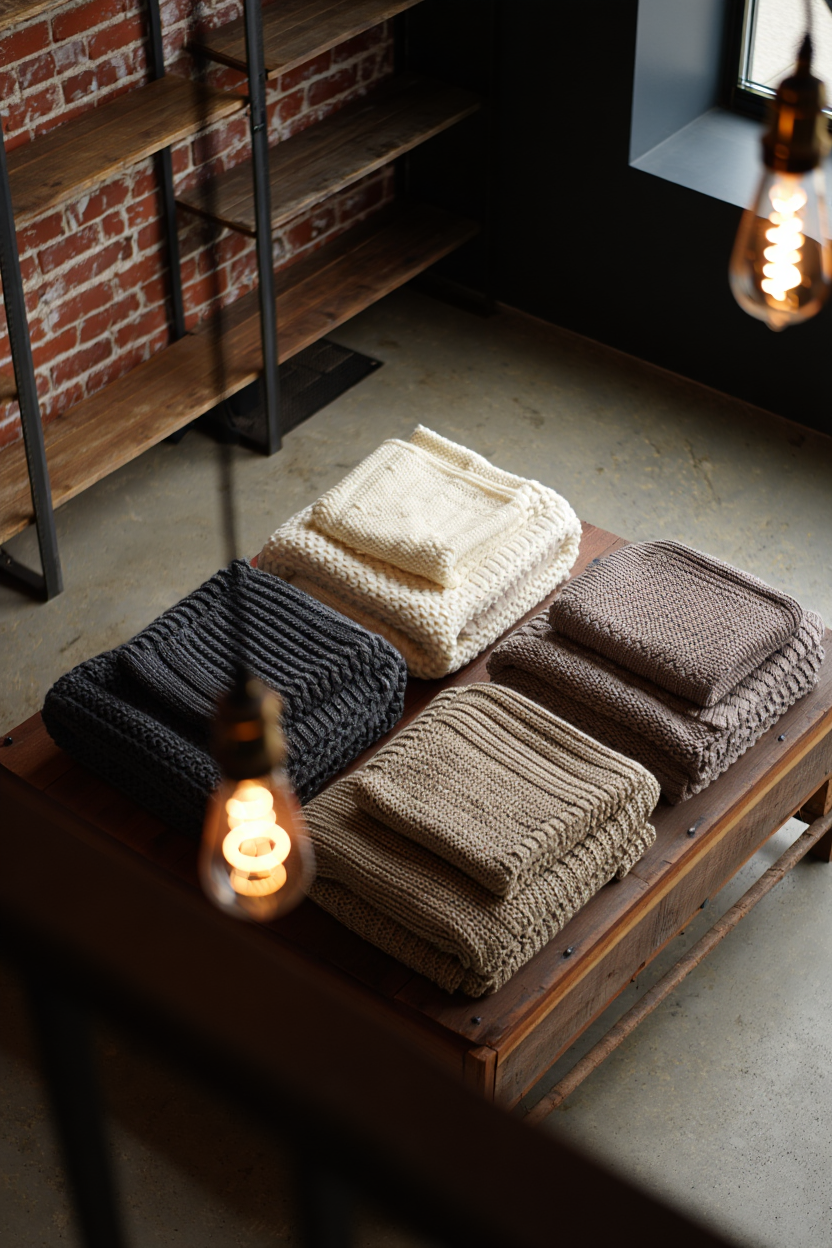 6 Chunky Knit Throws That Ground Industrial Spaces Under $35