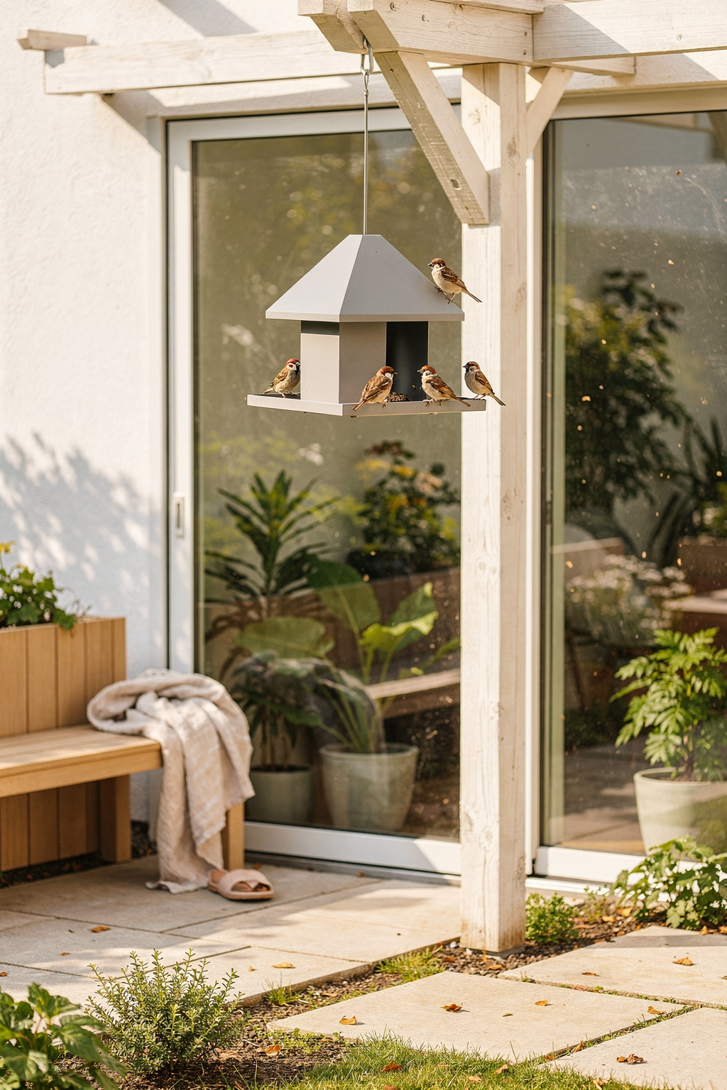 7 Modern Bird Feeders That Turn Your Garden Into a Wildlife Sanctuary