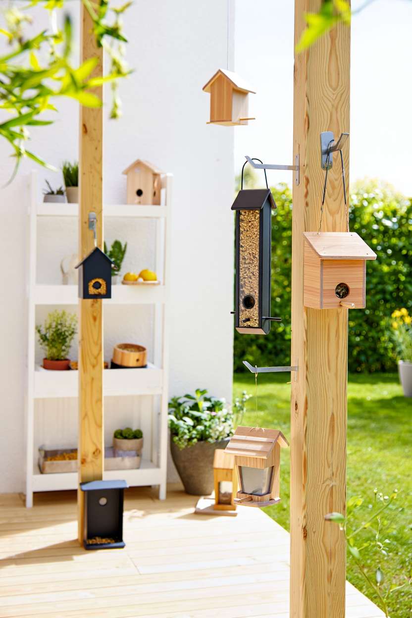 Attract Birds This Spring: 6 Minimalist Feeders That Blend Into Garden Design ($13–$35)