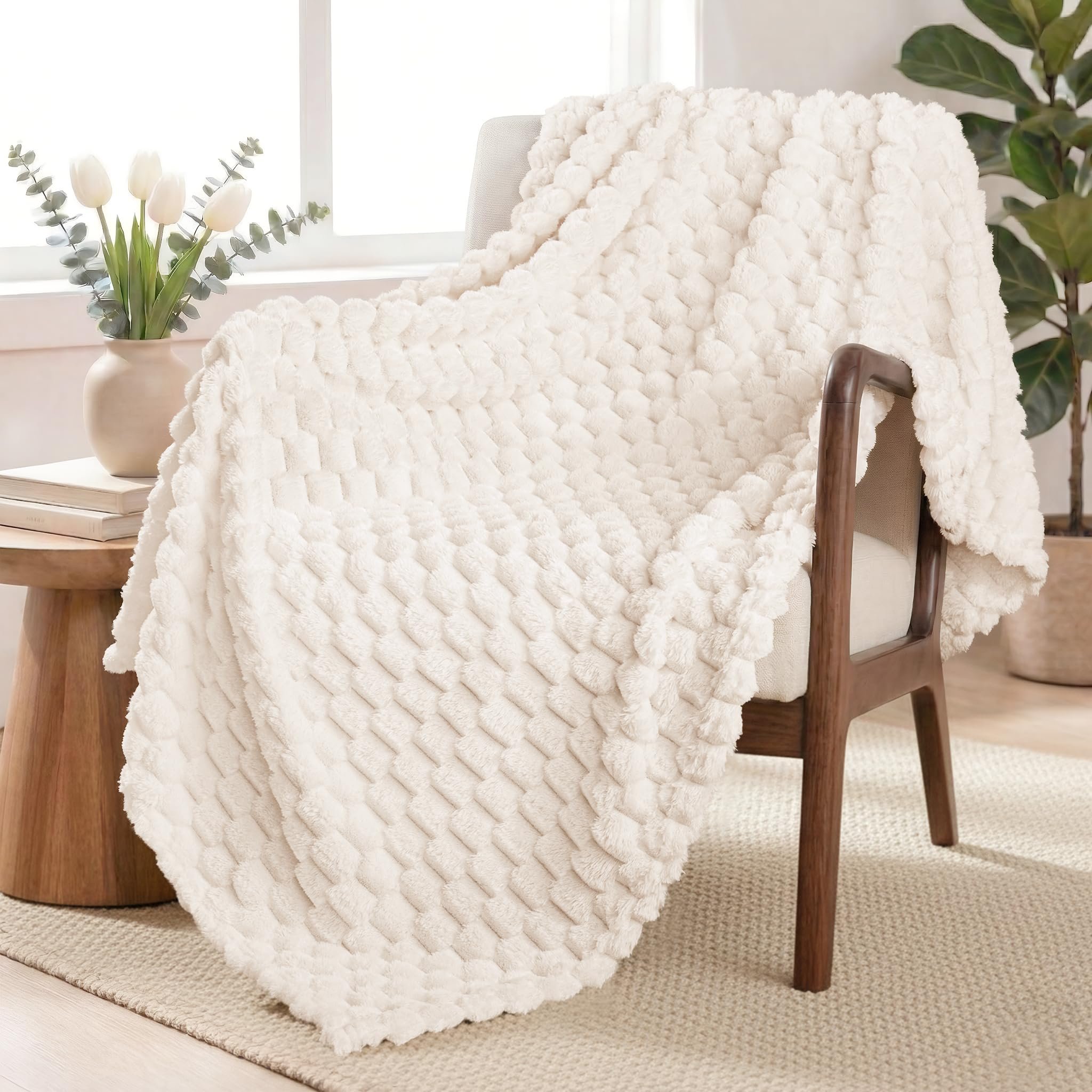 Sage Green Fleece Throw Blanket 50