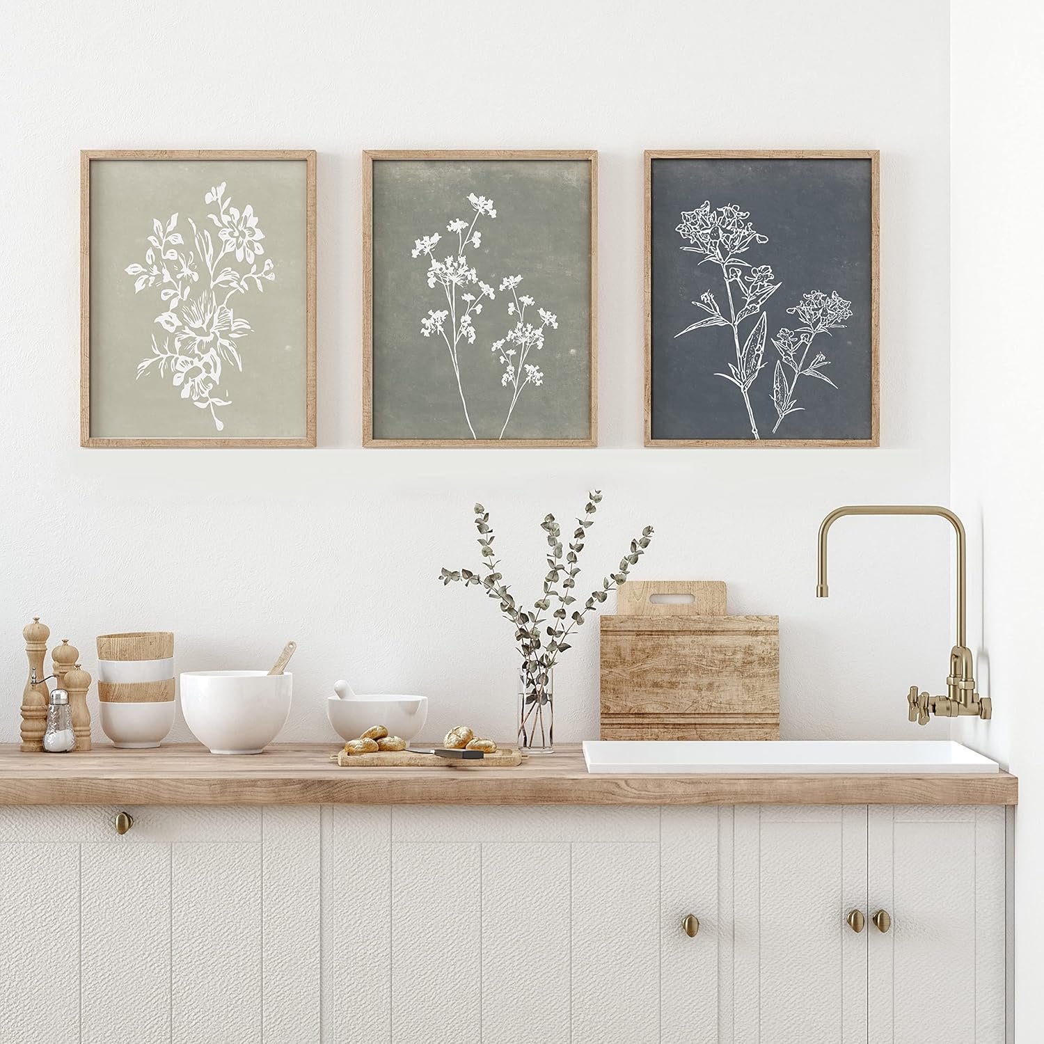 Framed Boho Wall Art Set of 4
