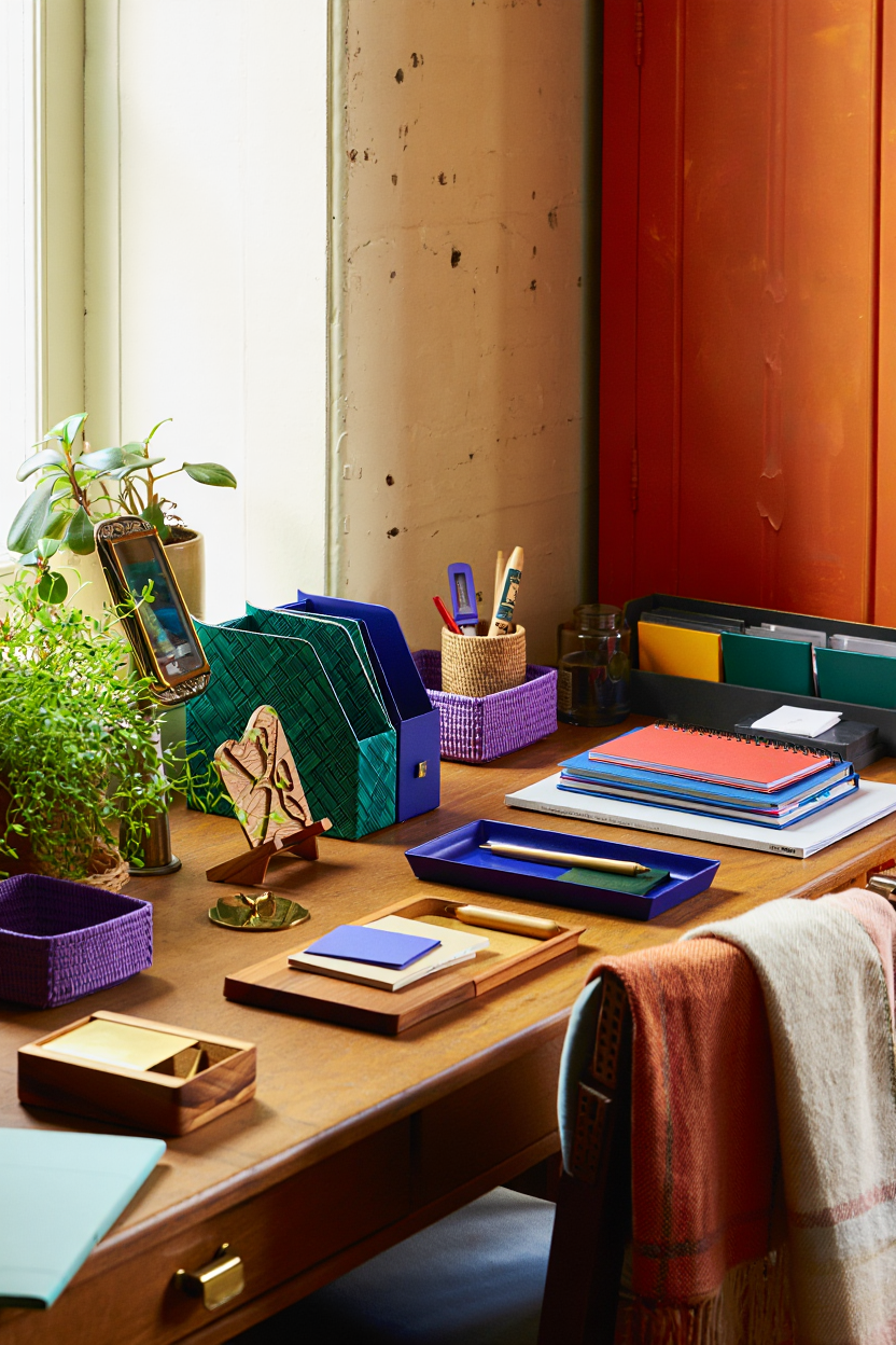 Curate Your Desk Like a Gallery Wall: 5 Bold Eclectic Organizers Under $35
