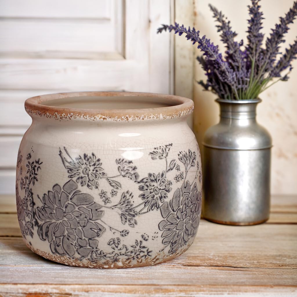 Design Your Garden Around Floral Blooms: Weathered Rustic Planters Under $35