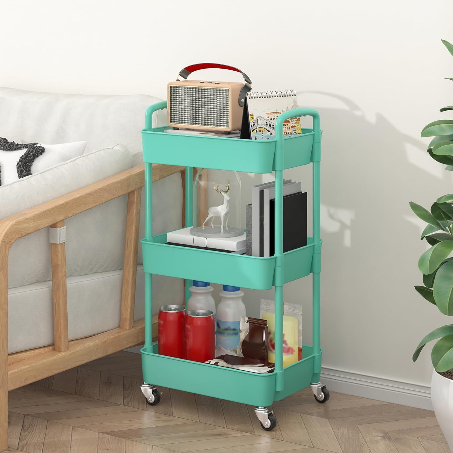 Elevate Spring Entertaining: Eclectic Bar Carts That Blend Color & Function