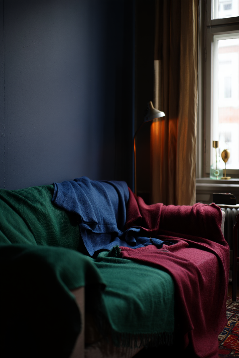 Every Moody Living Room Needs This: Jewel-Tone Throws Under $35
