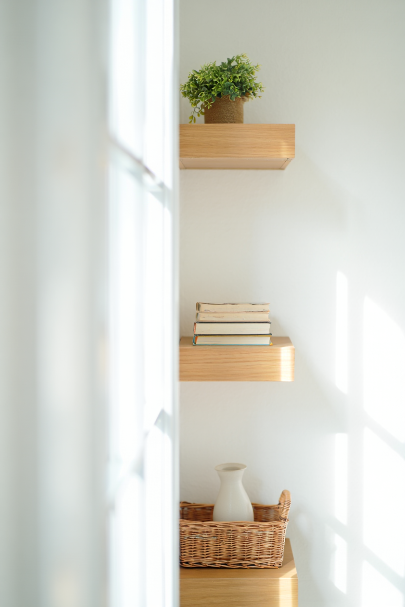 Floating Shelves That Transform Blank Walls Into Display Space ($13–$35)
