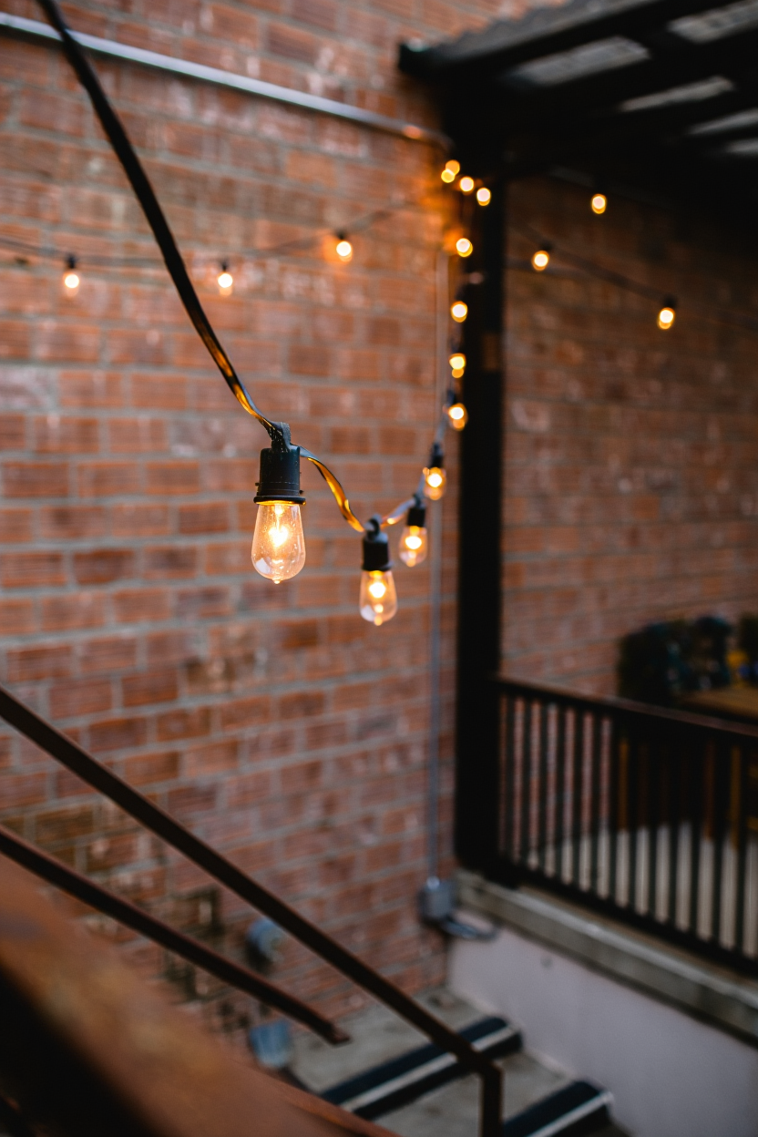 Hang String Lights Like an Urban Designer: 5 Industrial Ideas Under $35