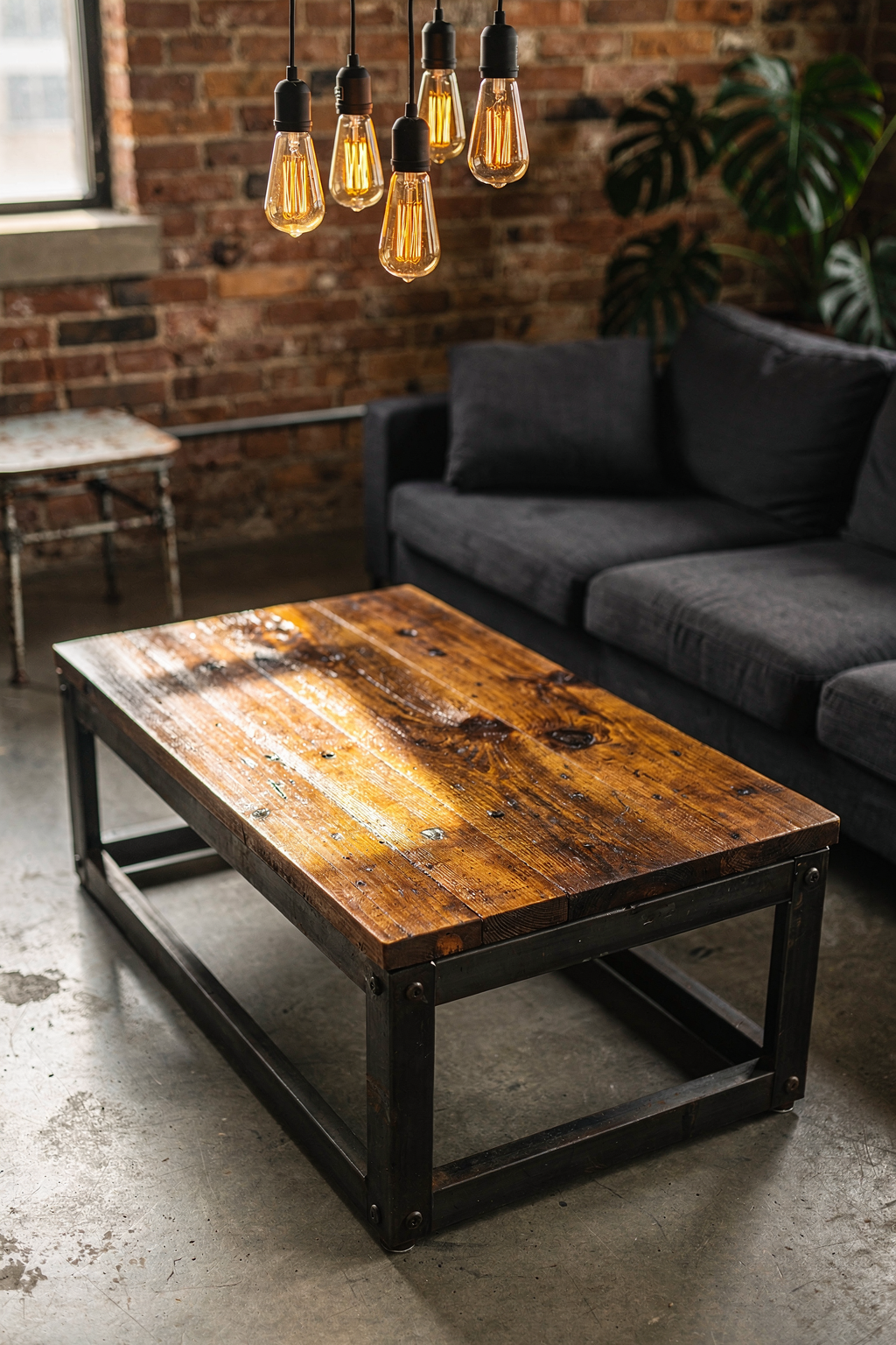 How Industrial Coffee Tables Transform Minimalist Living Rooms