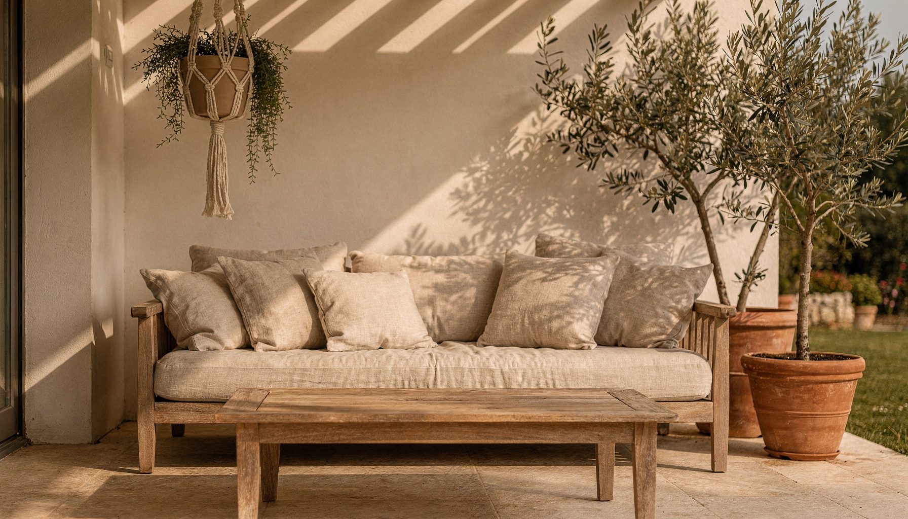 Warm Neutral Outdoor Garden