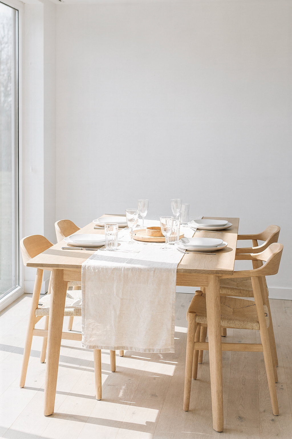 Linen Table Runner: Elevate Your Dining Room With Airy, Scandinavian Style