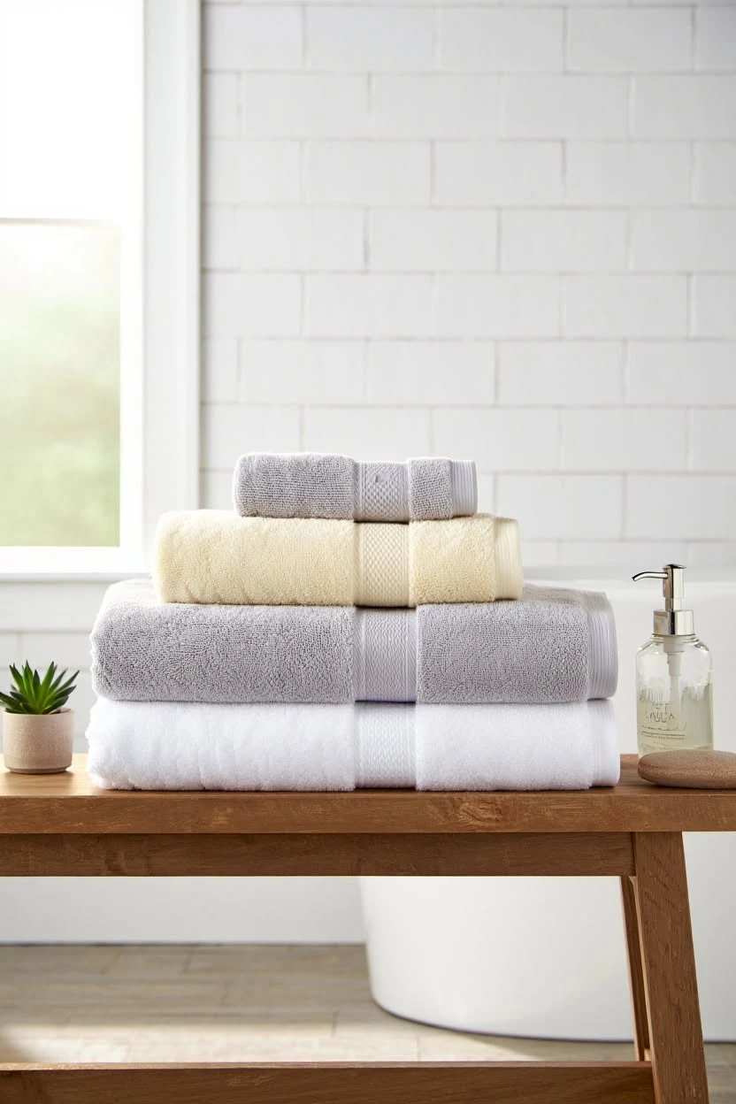 Luxury Towel Sets Transform Your Bathroom Into a Spa Oasis
