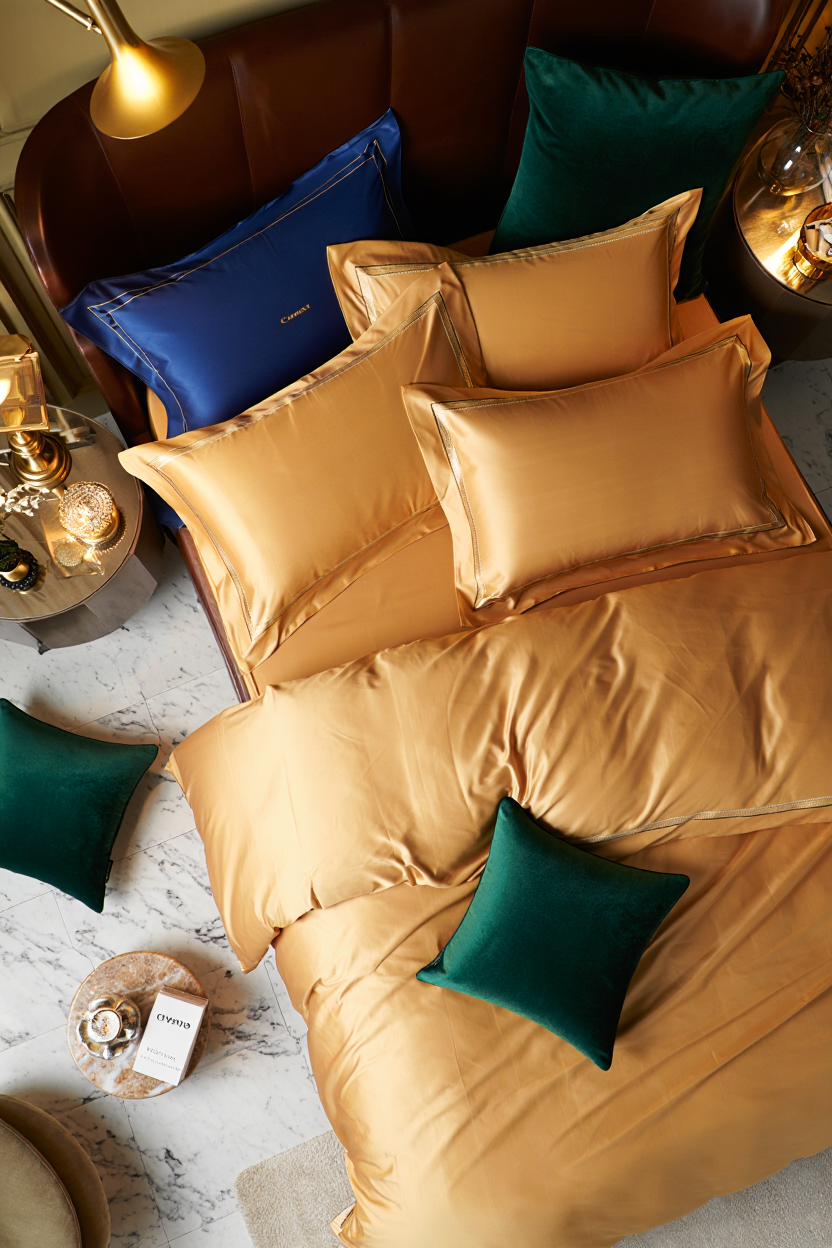 Master Bedroom Glam: Gold-Trimmed Bedding Sets That Feel Like a 5-Star Hotel
