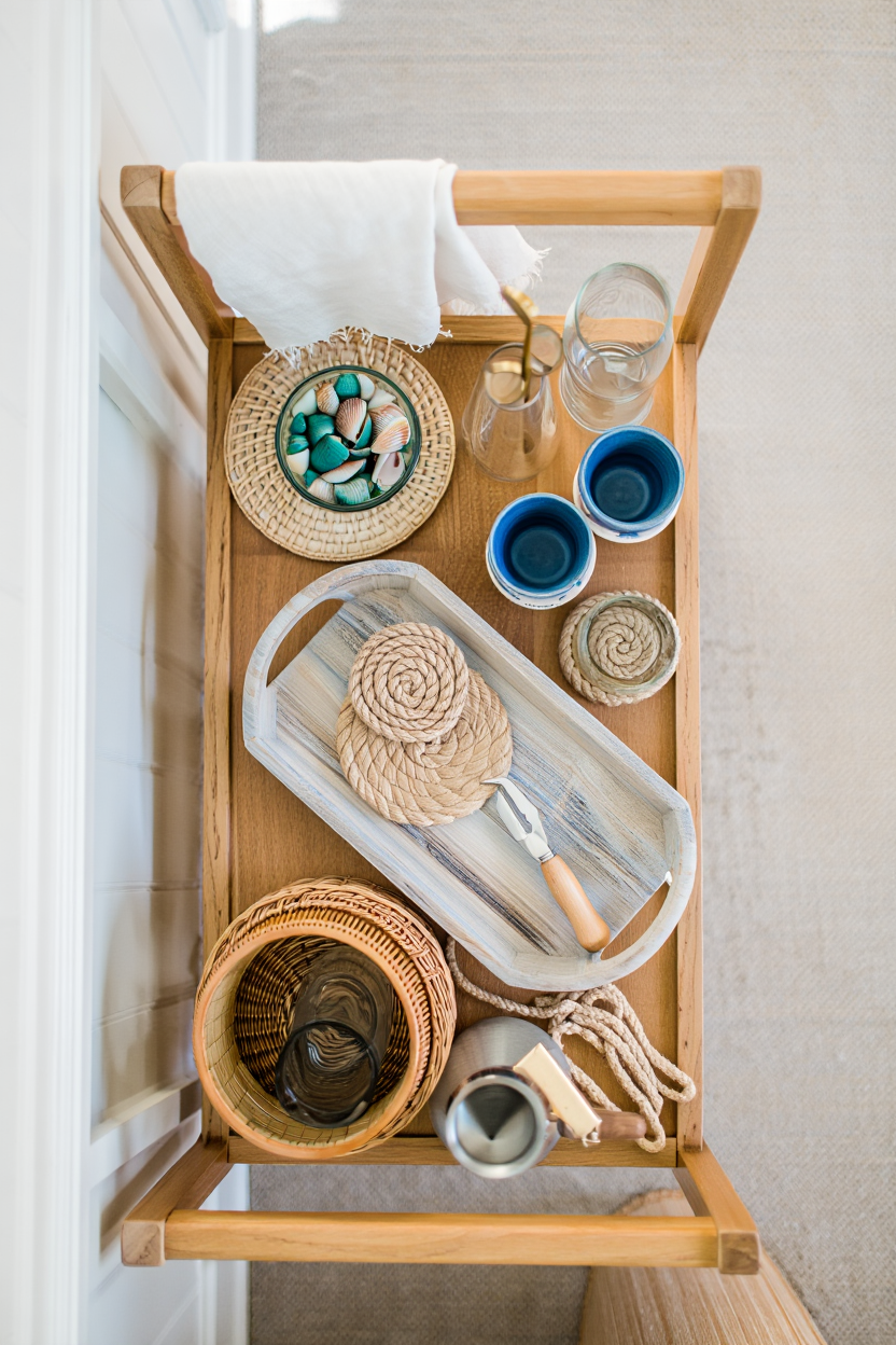 Master Coastal Bar Cart Styling: 5 Budget Picks Under $35 That Look Curated