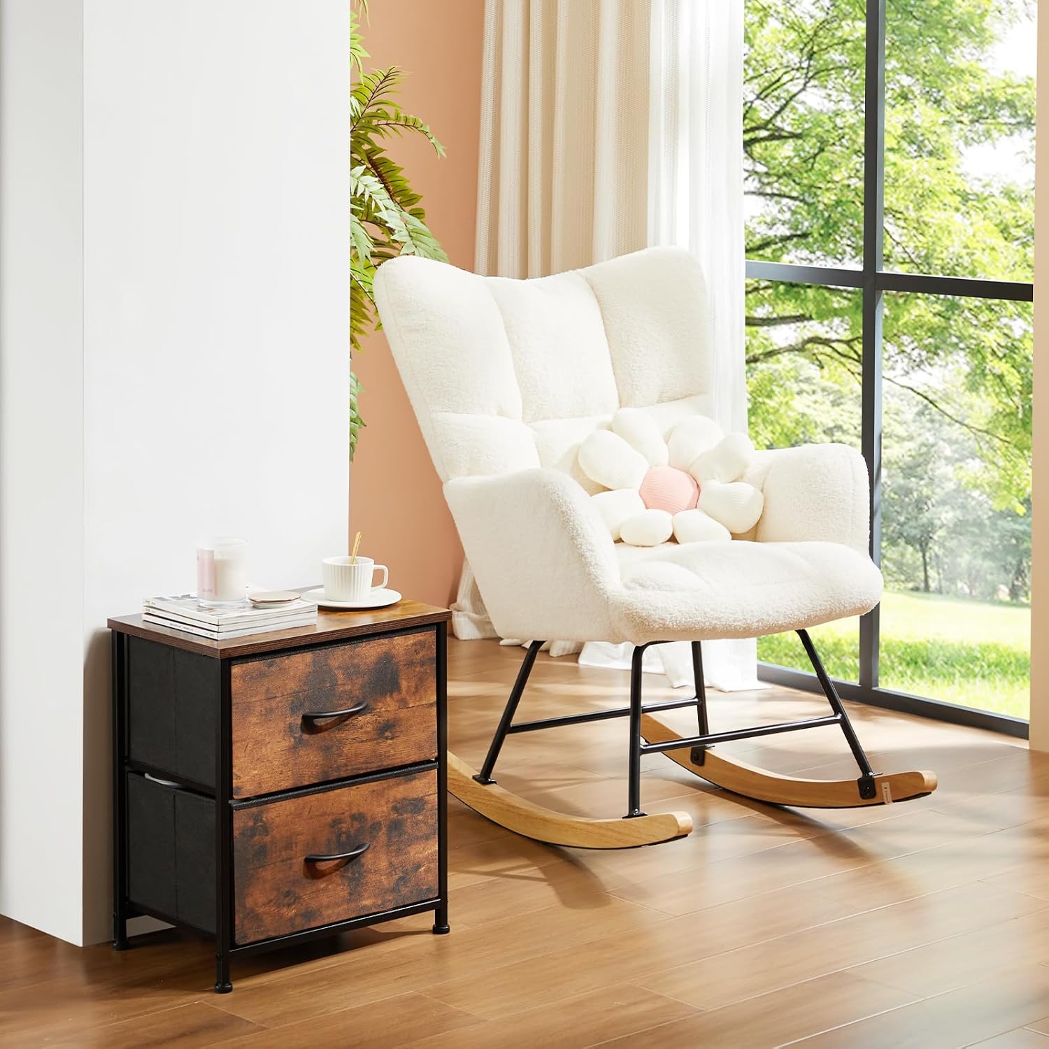 Master Moody Bedroom Style: 5 Dark Wood Nightstands Under $35
