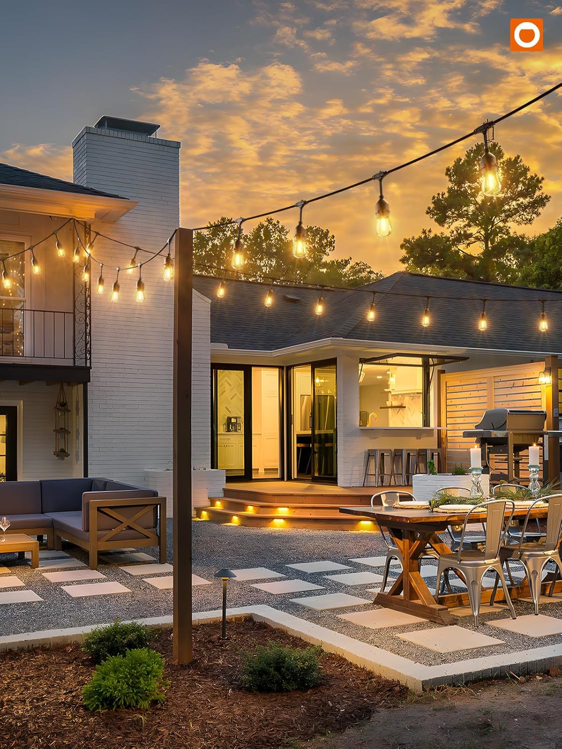 Master Outdoor Lighting: Industrial String Lights That Define Your Patio Style