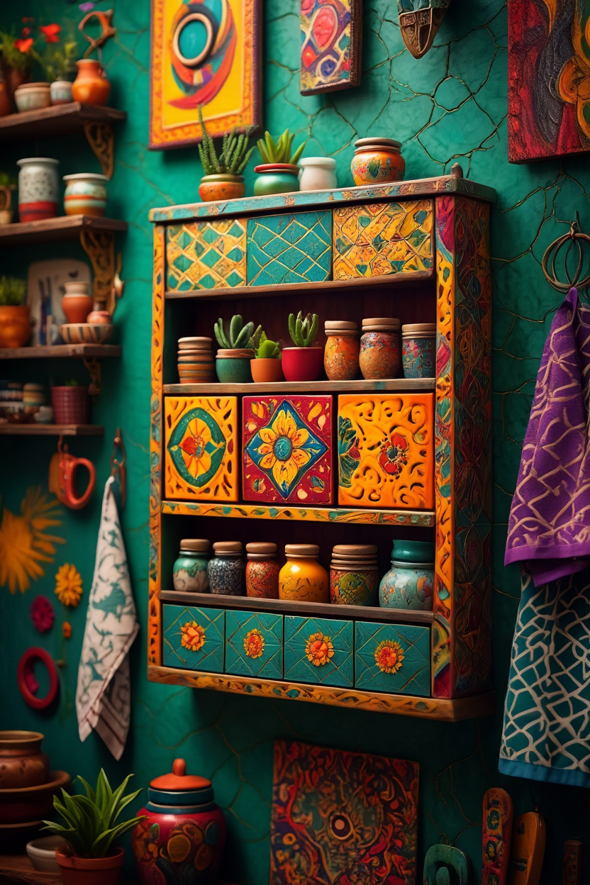 Maximize Kitchen Style: Eclectic Spice Racks That Double as Wall Art