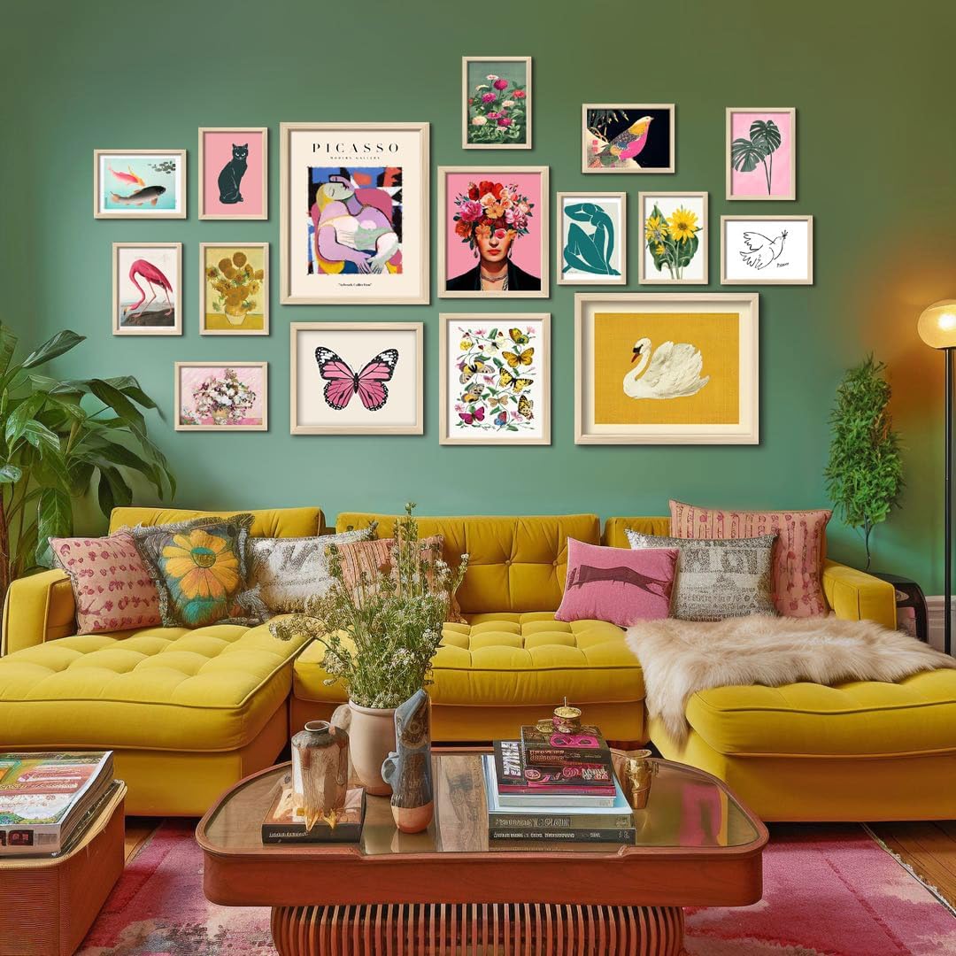 Mix & Layer Gallery Walls: Eclectic Art Prints That Feel Collected & Curated