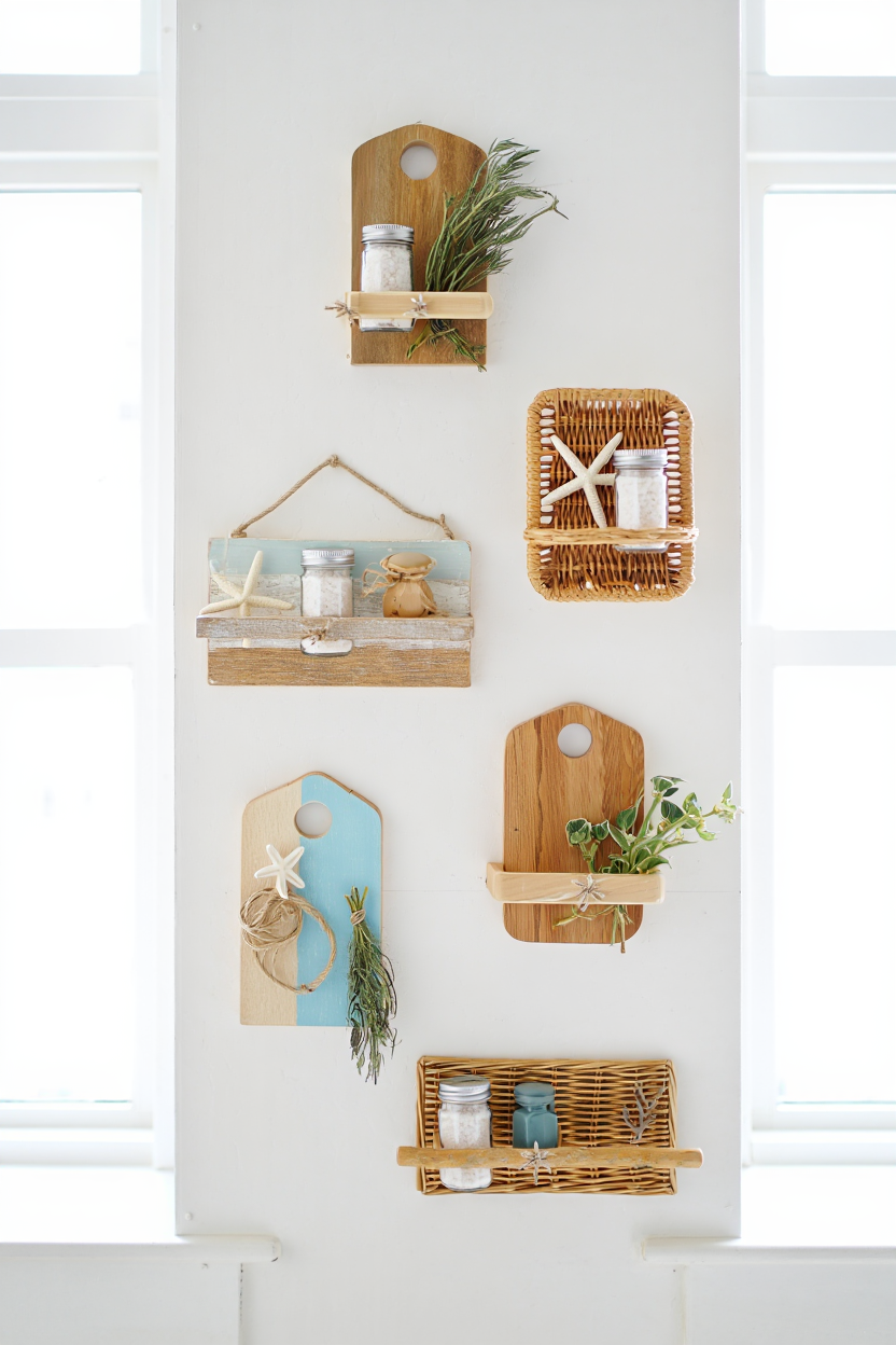 Organize in Style: 6 Coastal Spice Racks That Double as Kitchen Wall Art
