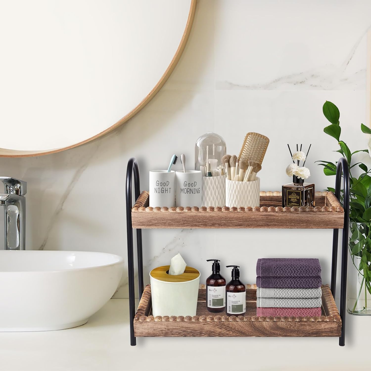 Organize Your Vanity the Farmhouse Way: 5 Styling Tips for a Cozy Bathroom Counter