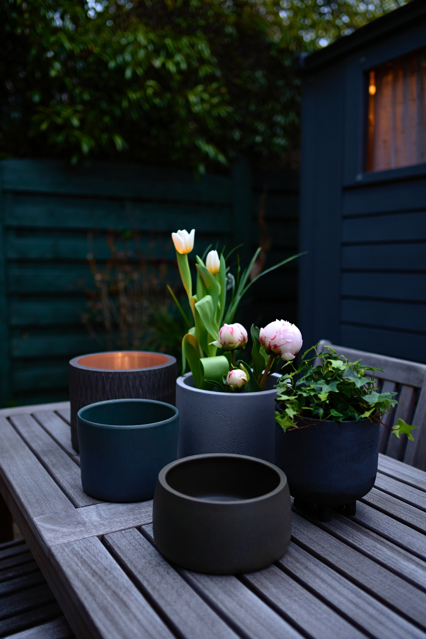 Plant Your Garden in Style: 5 Moody Dark Planters That Turn Your Outdoor Space Into a Botanical Retreat