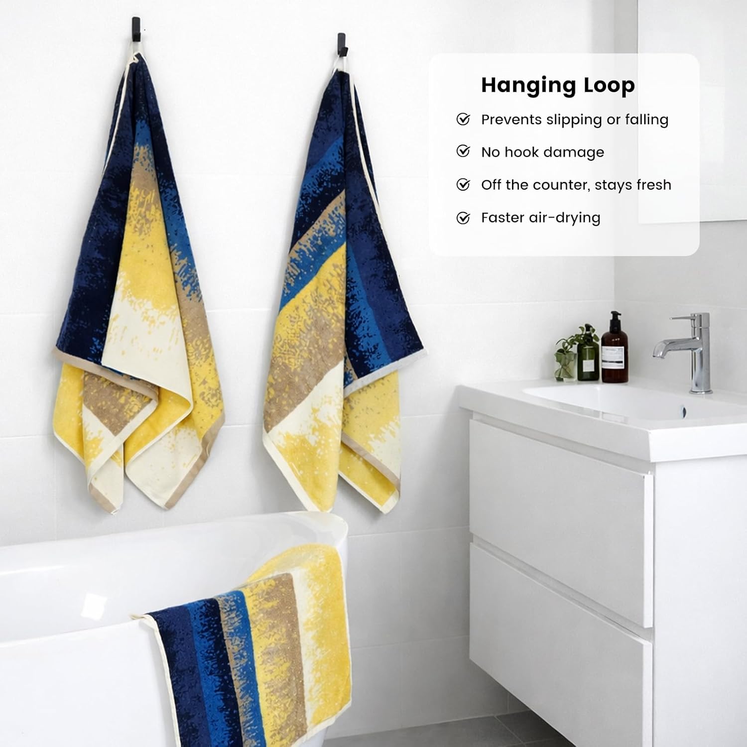 Refresh Your Bathroom: 6 Bold Eclectic Towel Sets That Layer Color & Pattern Under $35