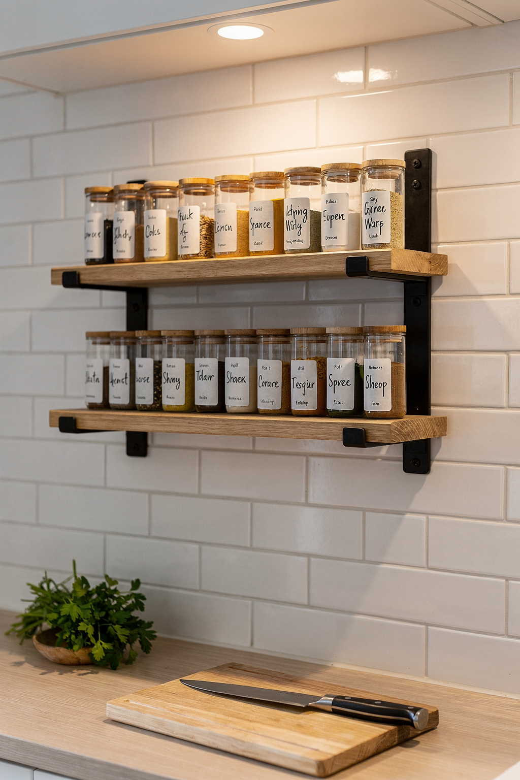 Spice Rack Organizer: This Wall-Mount Design Saves Space