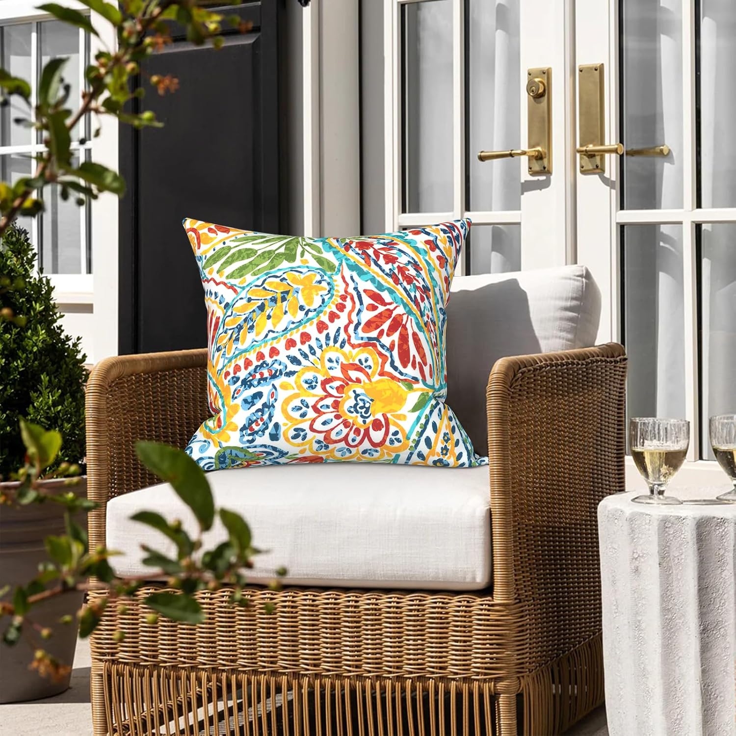 Spring Door Patio Cushions: Eclectic Prints That Make Your Outdoor Seating Feel Like Home