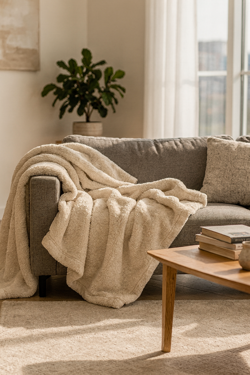 Stunning Cozy Throw Blanket Transforms Your Living Room Into a Warm Sanctuary