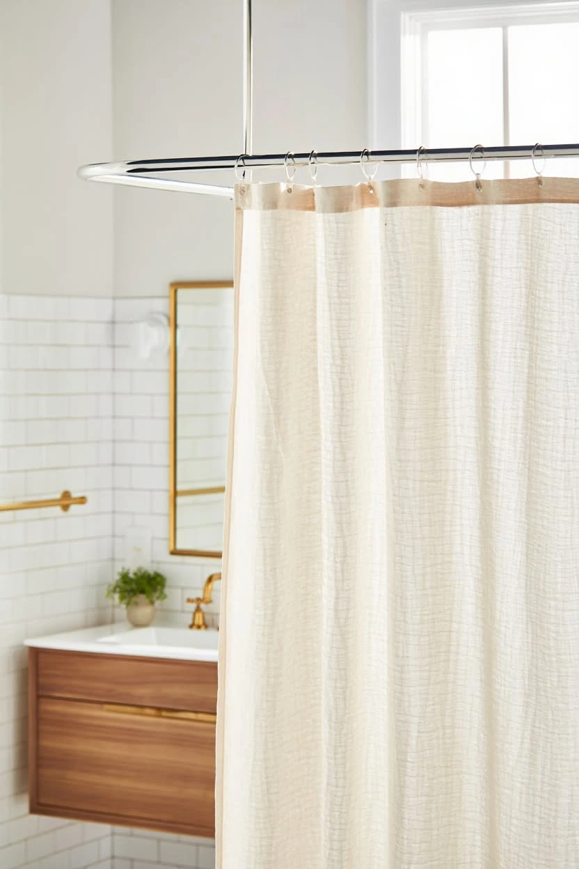 Stunning Linen Shower Curtains That Transform Any Bathroom