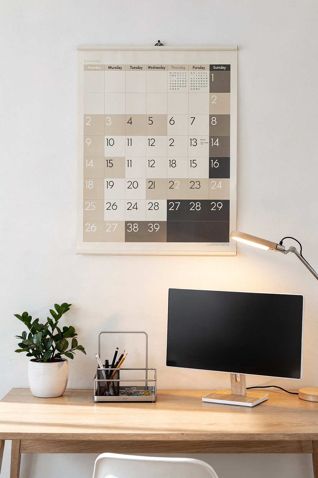 Stunning Wall Calendars Transform Your Home Office Into a Productive Sanctuary