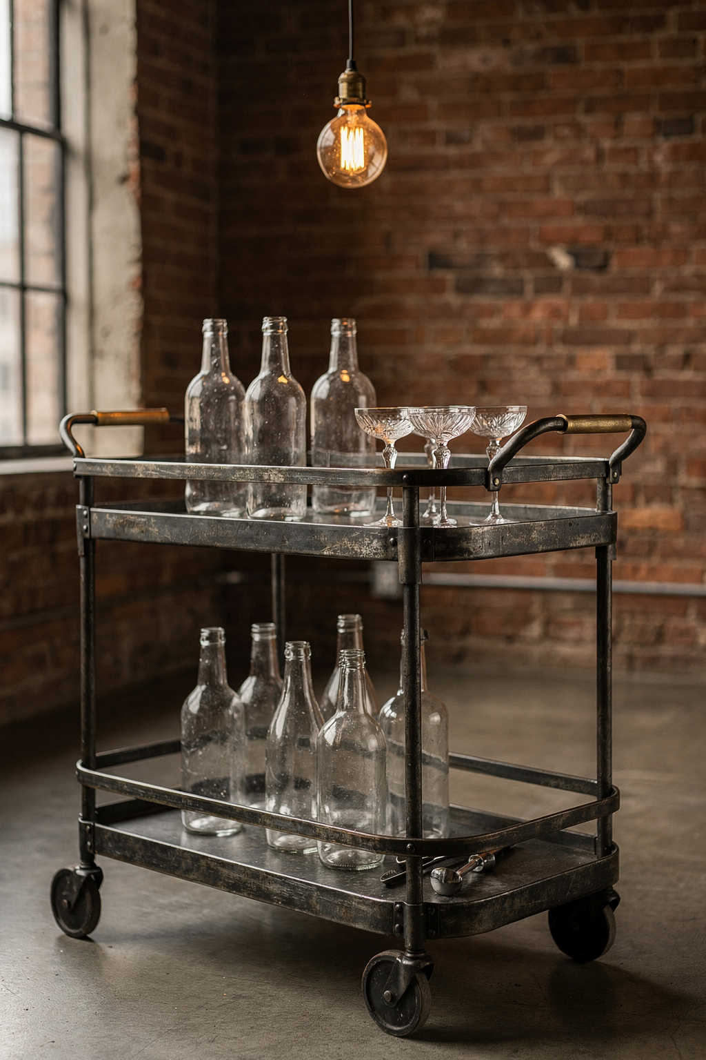 Style Your Bar Cart Like a Loft: 5 Industrial Metal Designs Under $35