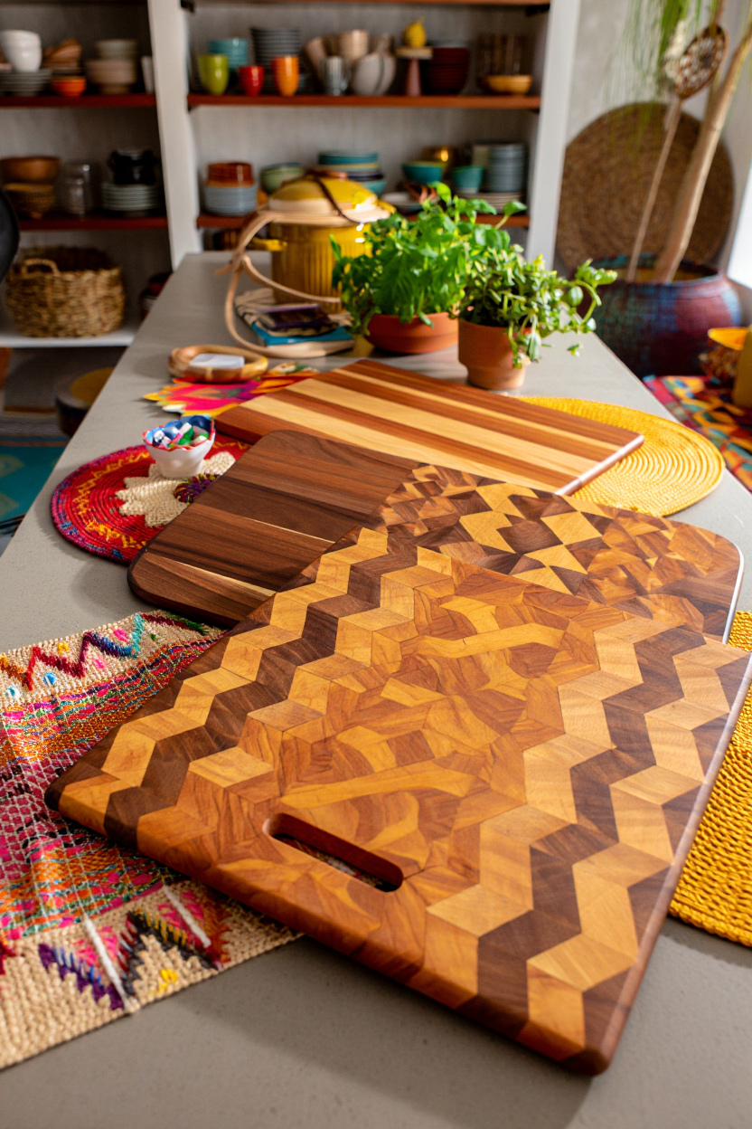 Transform Your Kitchen Counter: Handcrafted Cutting Boards That Double as Wall Art