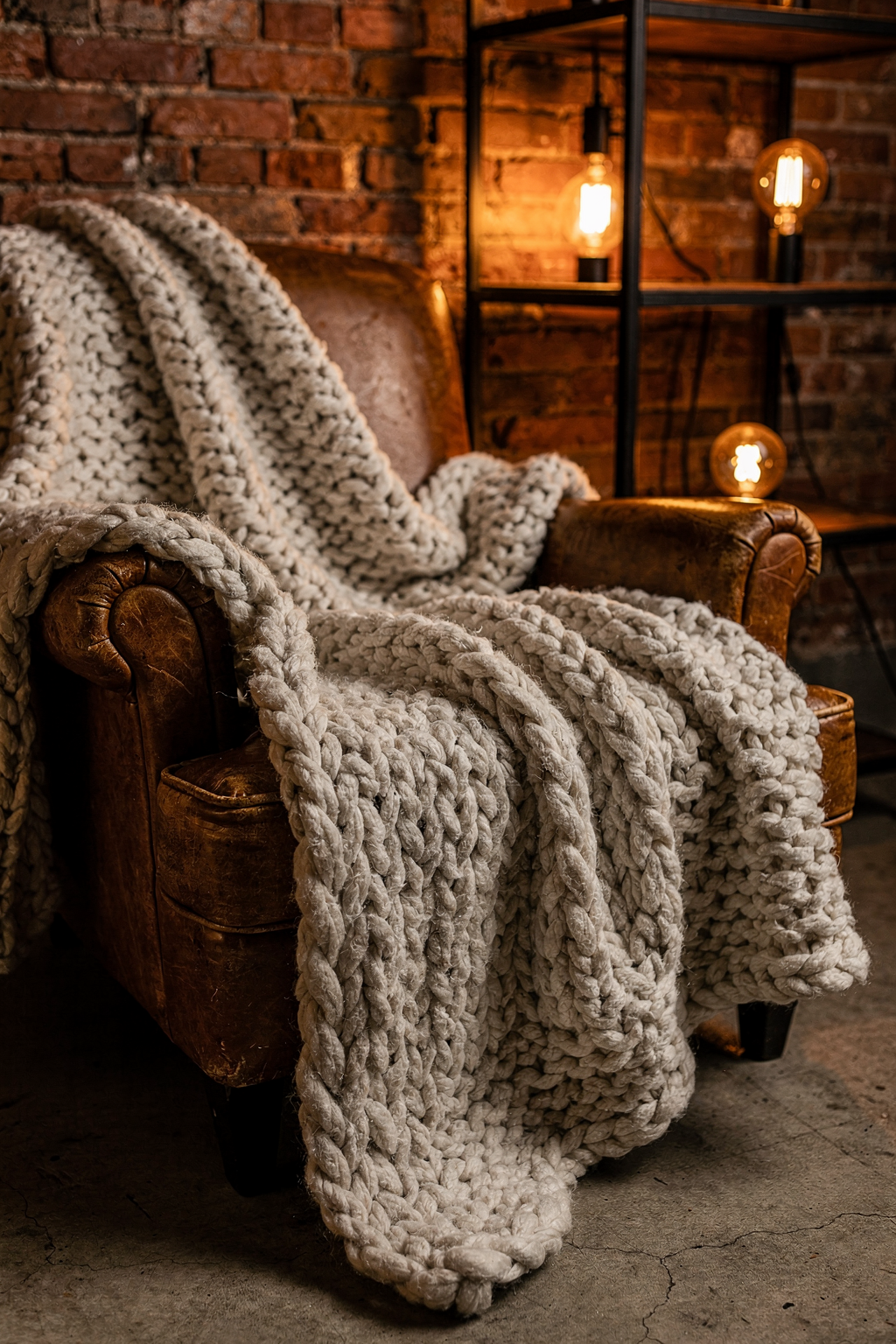 Transform Your Loft With Chunky Knit Throws Under $35