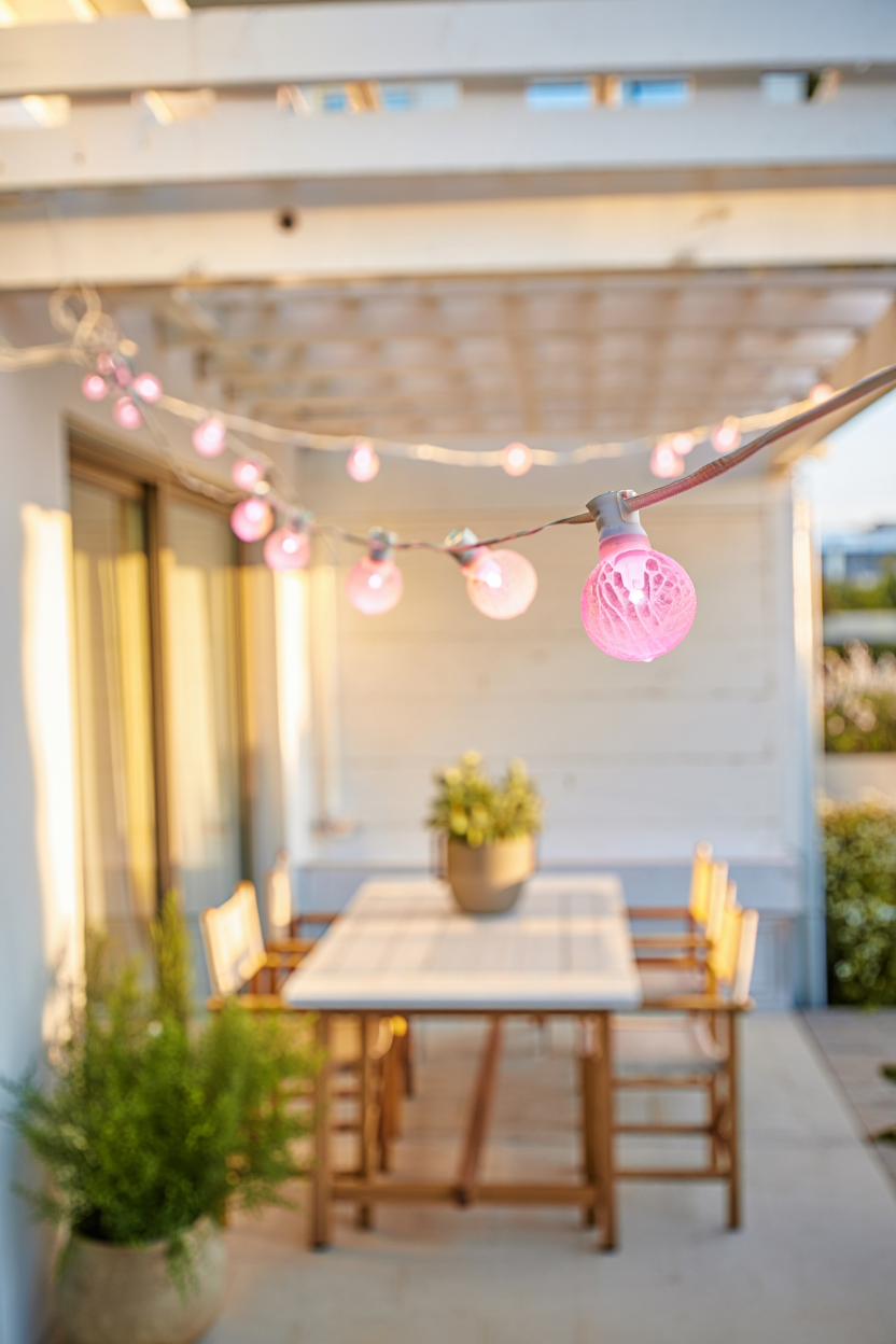 Transform Your Patio: 6 Pink Passion String Lights That Feel Luxe Under $35