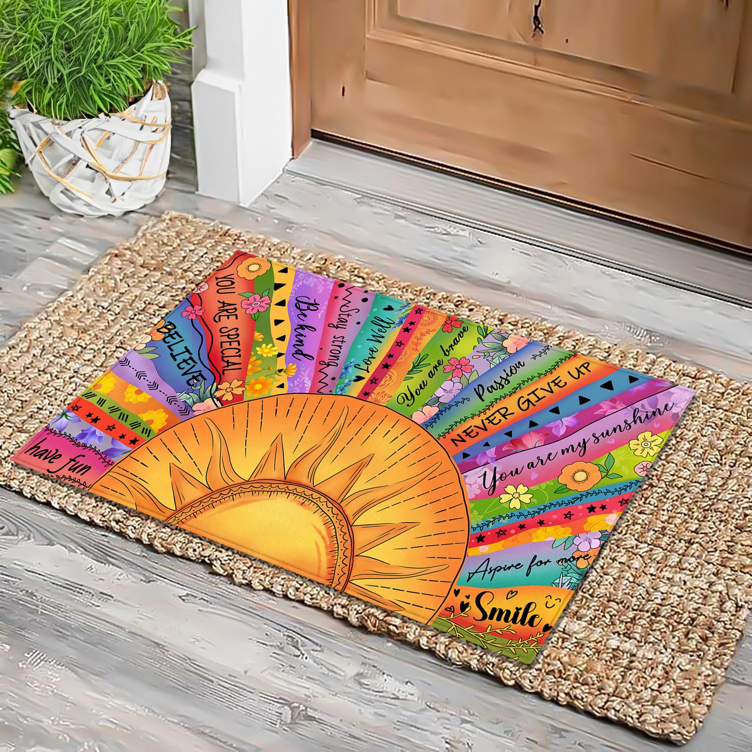 Welcome Home in Color: 6 Bold Doormats That Turn Your Entry Into Instant Style